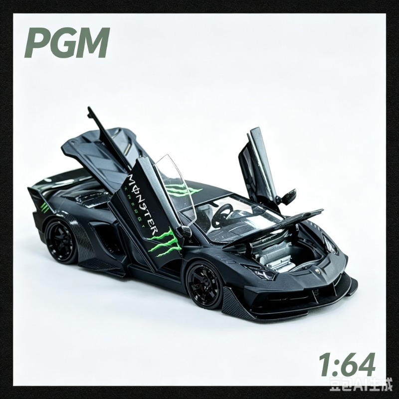Model Kit Pg - PGM 1:64 Black Ghost Claw LP700