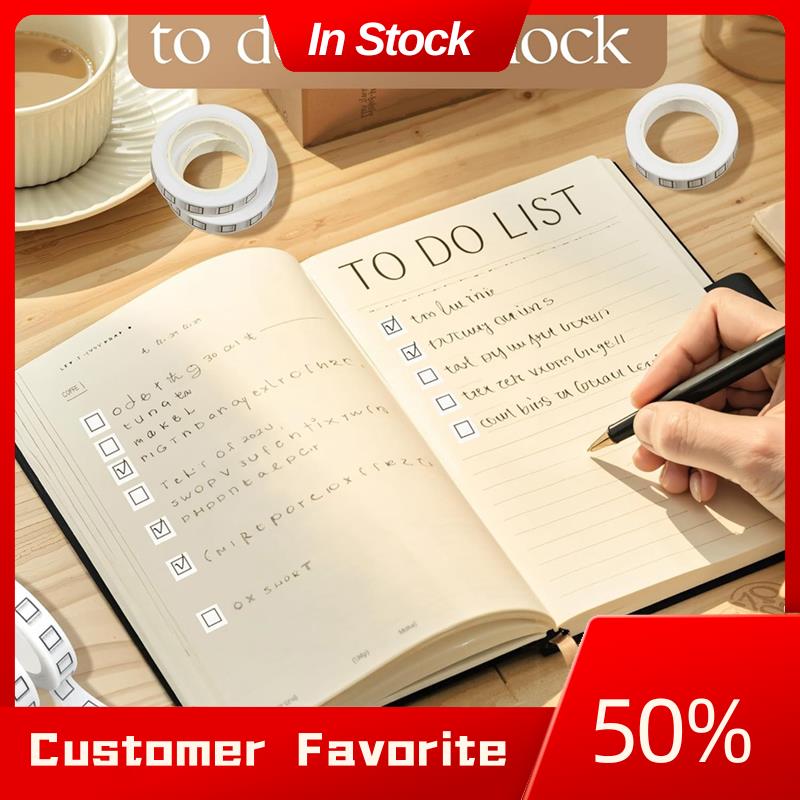 Masking Tape Thin - AT03 Top 10 Rolls Checkbox Washi