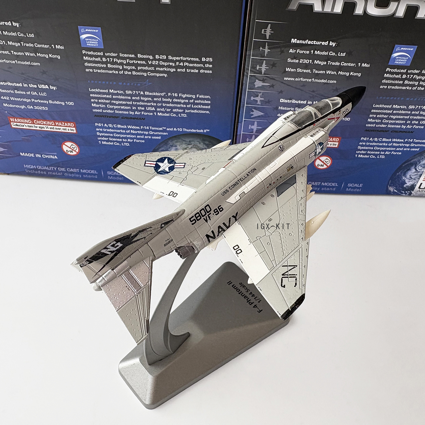 Model Kit Airplane - 1/144 Scale US F-4 Phantom II