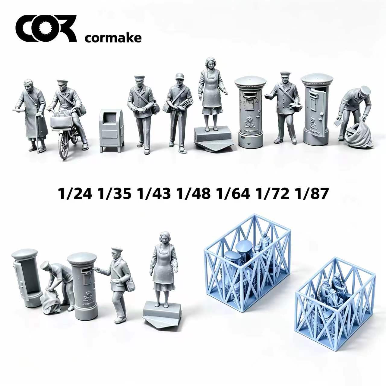Model Kit Gunpla - 1/35-1/87 HO Miniature Scale Model Kit