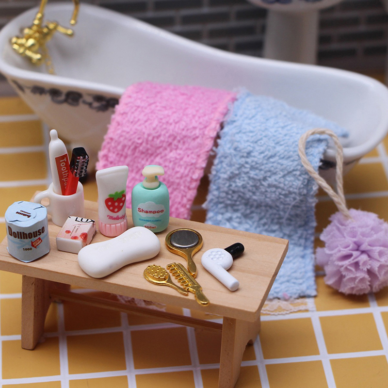 Model Kit Resin - Doll House Miniature Practical Bathroom Accessory