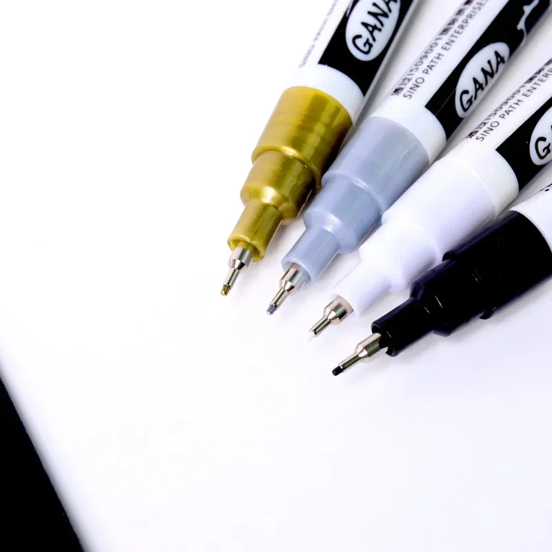 Model Kit Markers - 4Pcs/set Oil Based White Black Permanent