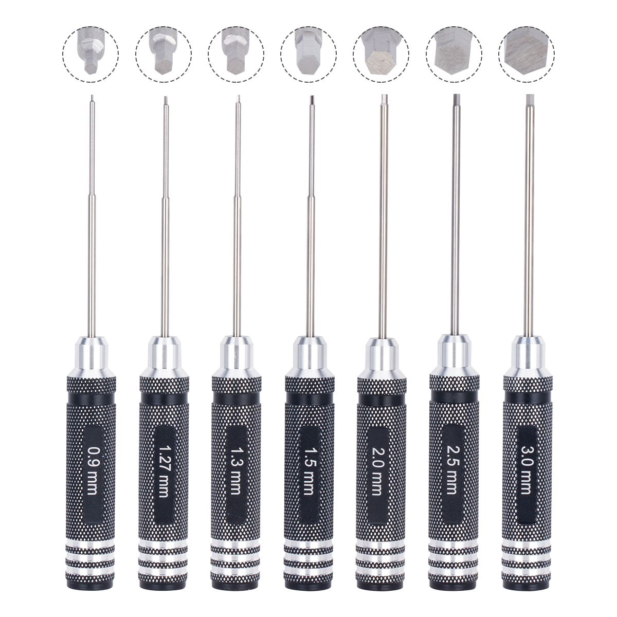 Model Kit Airplane - 7 IN 1 Steel Hex Screwdriver