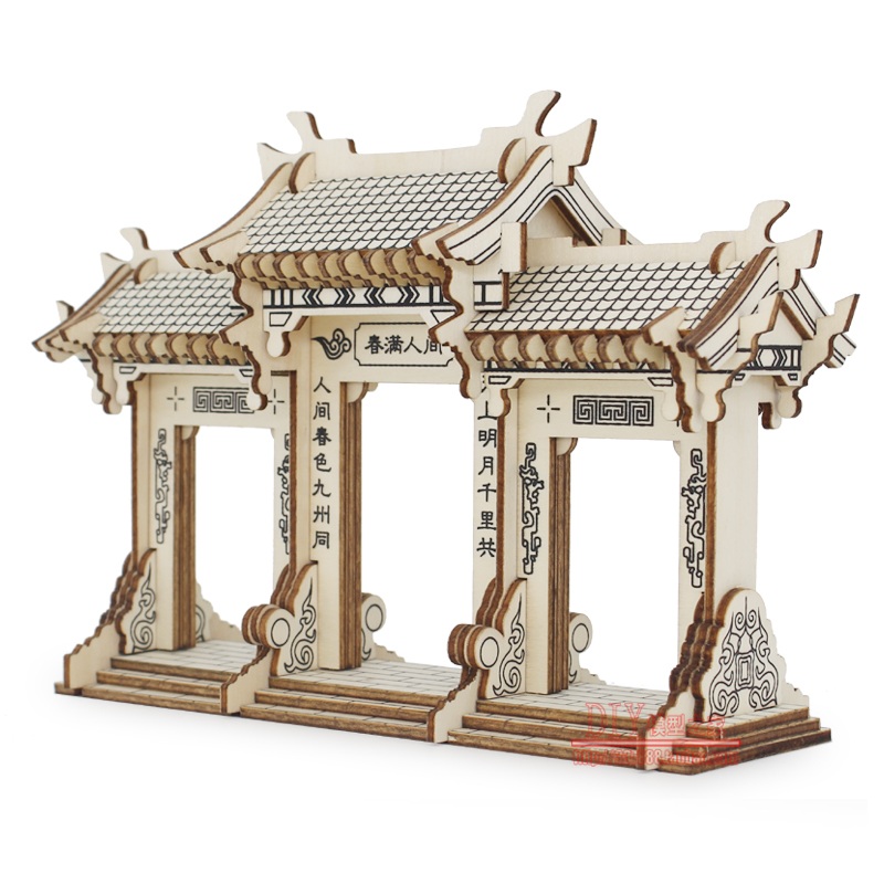 Model Kit Yamato Space - China Ancient Torii Road Memorial Archway