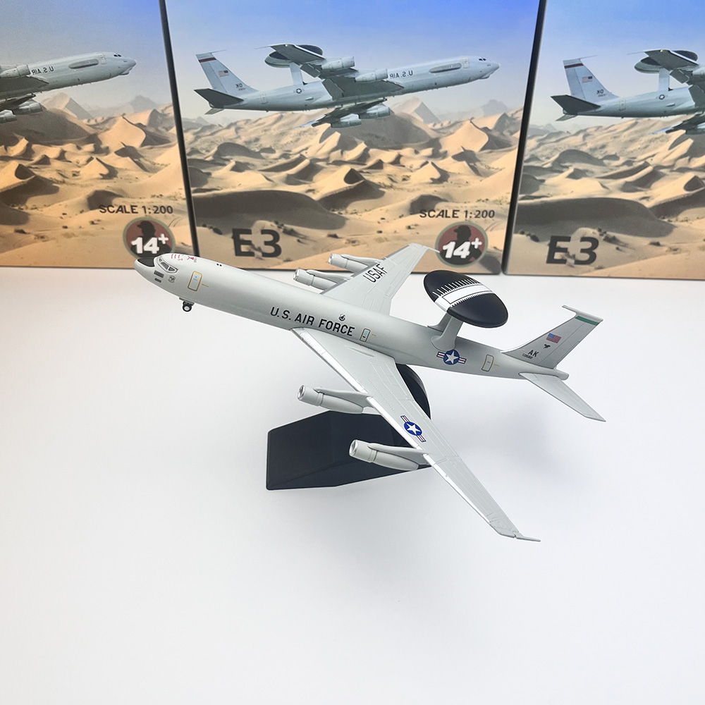 Model Kit Airplane - 1/200 Scale E3 Airplane Diecast Finished