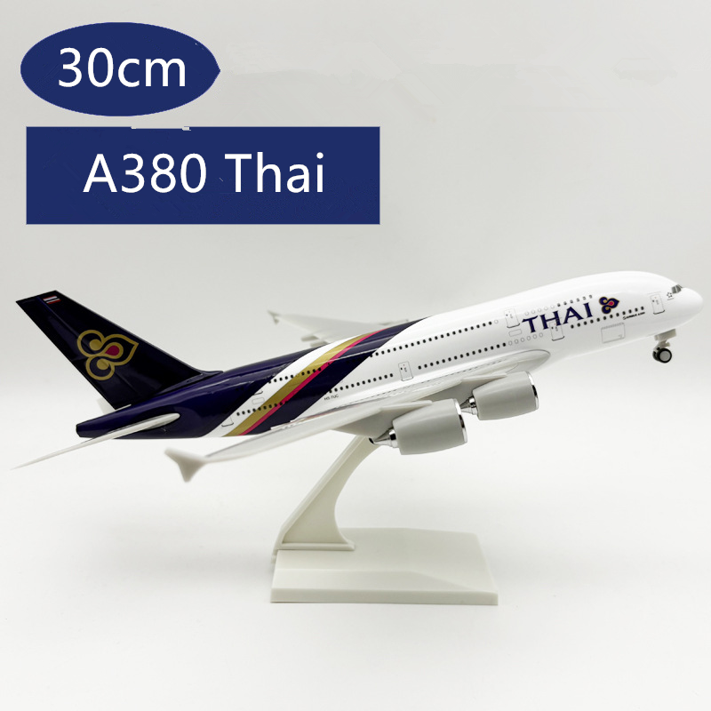 Model Kit Airplane - 1/240 Scale Thai A380 Airplane Model