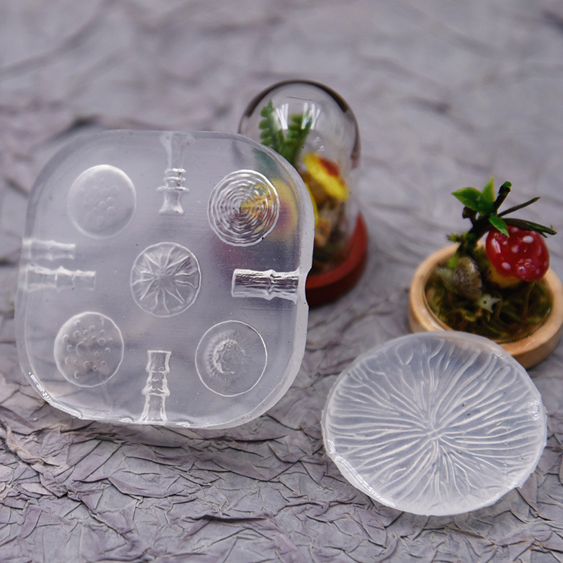 Model Kit Resin - 2pcs/set Mini Mushroom Silicone Mold Ultra-light