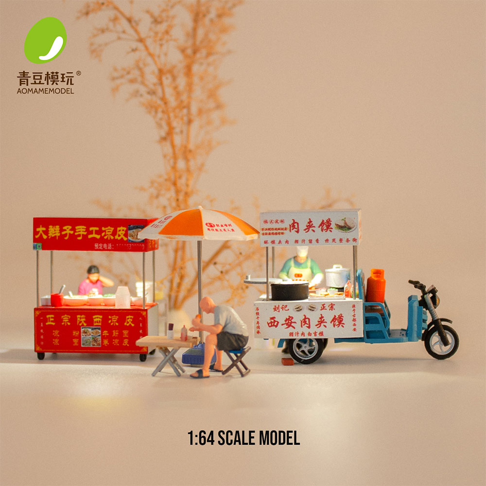 Model Kit Resin - 1/64 Night market s Model Kit-High