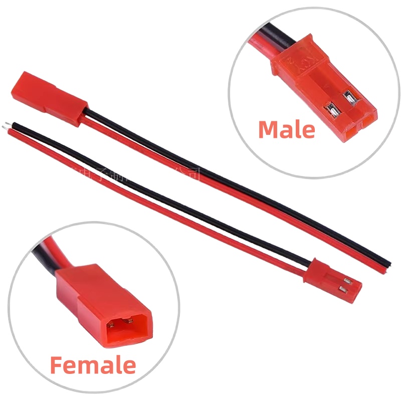 Model Kit Airplane - 20pcs 10 Pairs JST 2P Connector