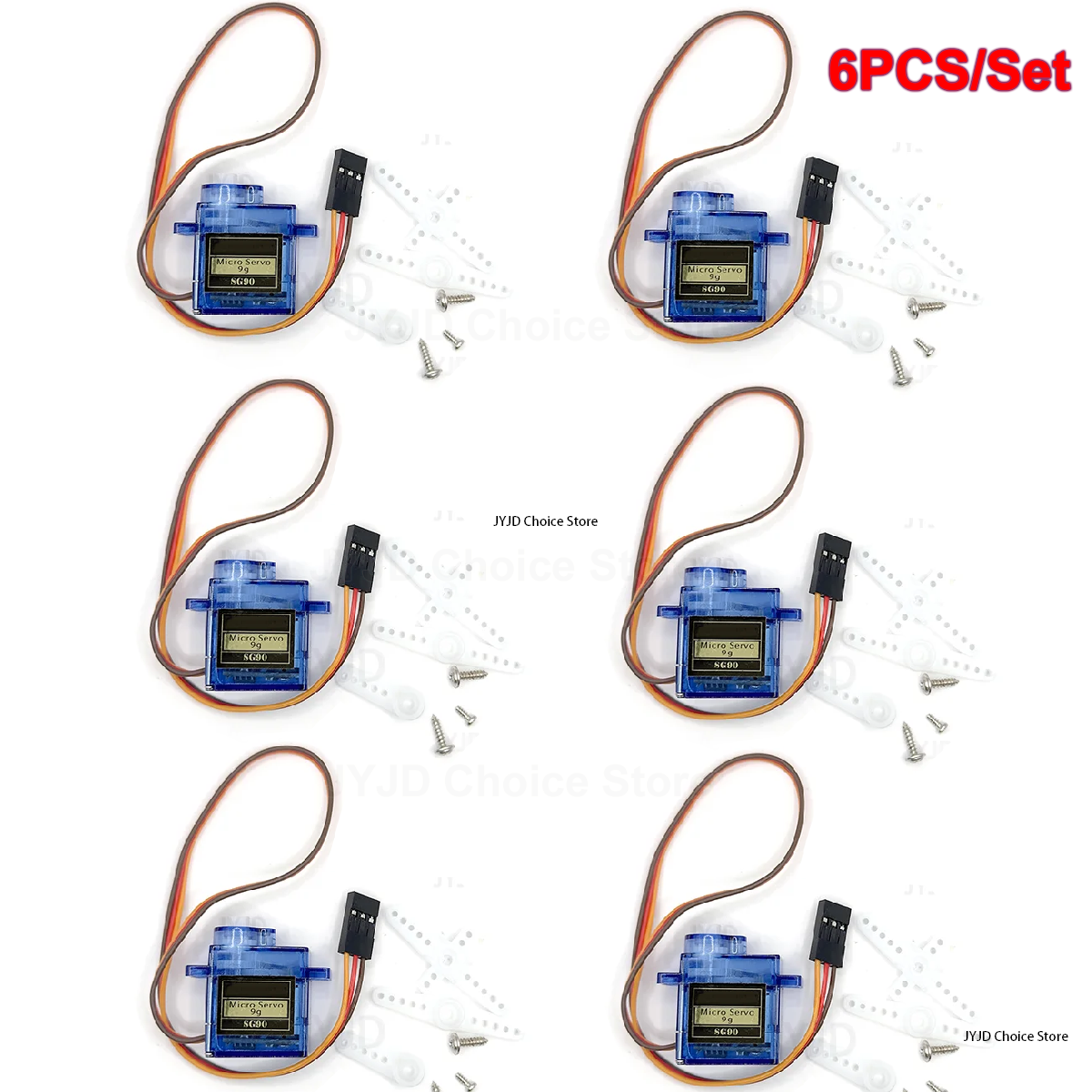 Model Kit Airplane - 6pcs Sg90 9g Micro Servo Motor,