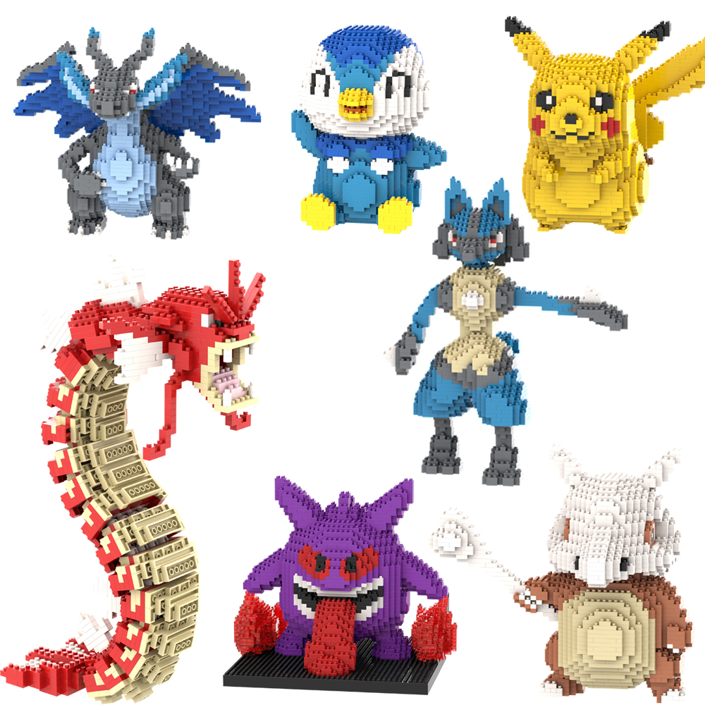 Model Kit Quick Pokemon - Pokemon Series Building Blocks Lucario Marowak