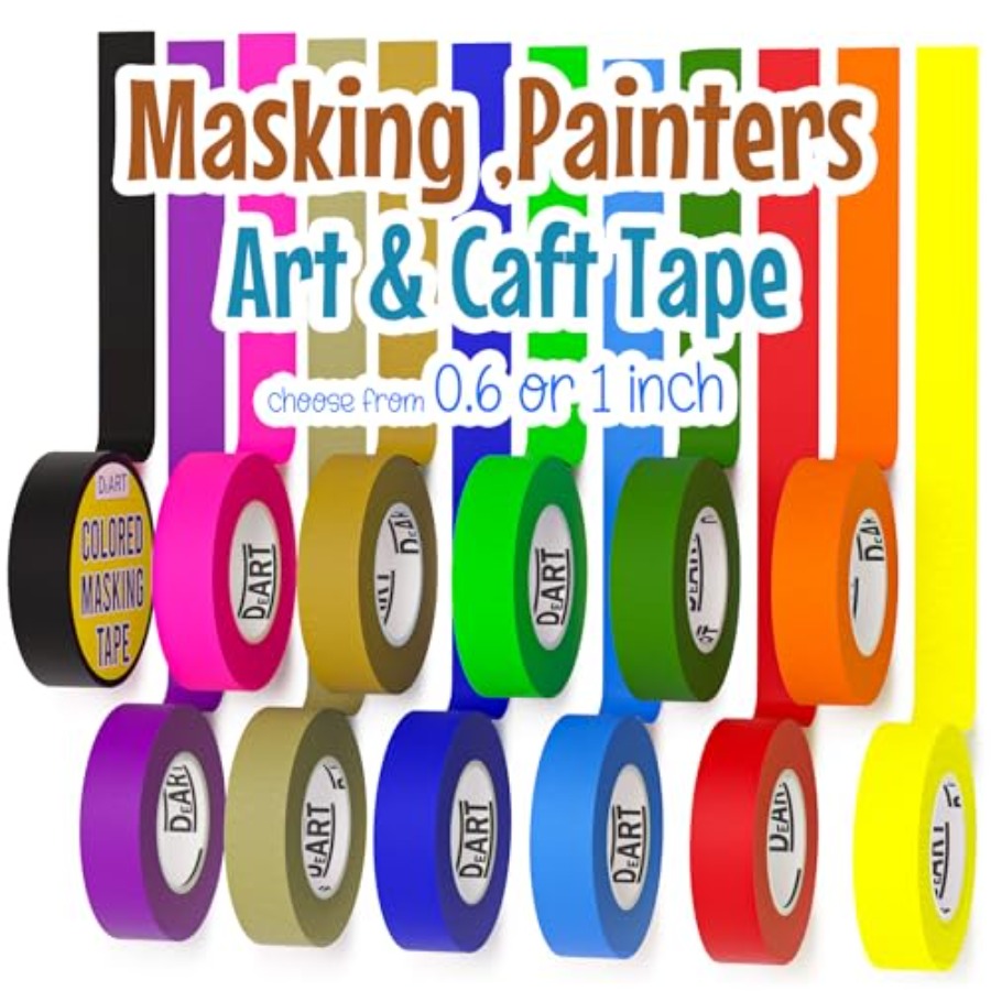 Masking Tape Thin - Colored Masking Tape Painters Tape 2