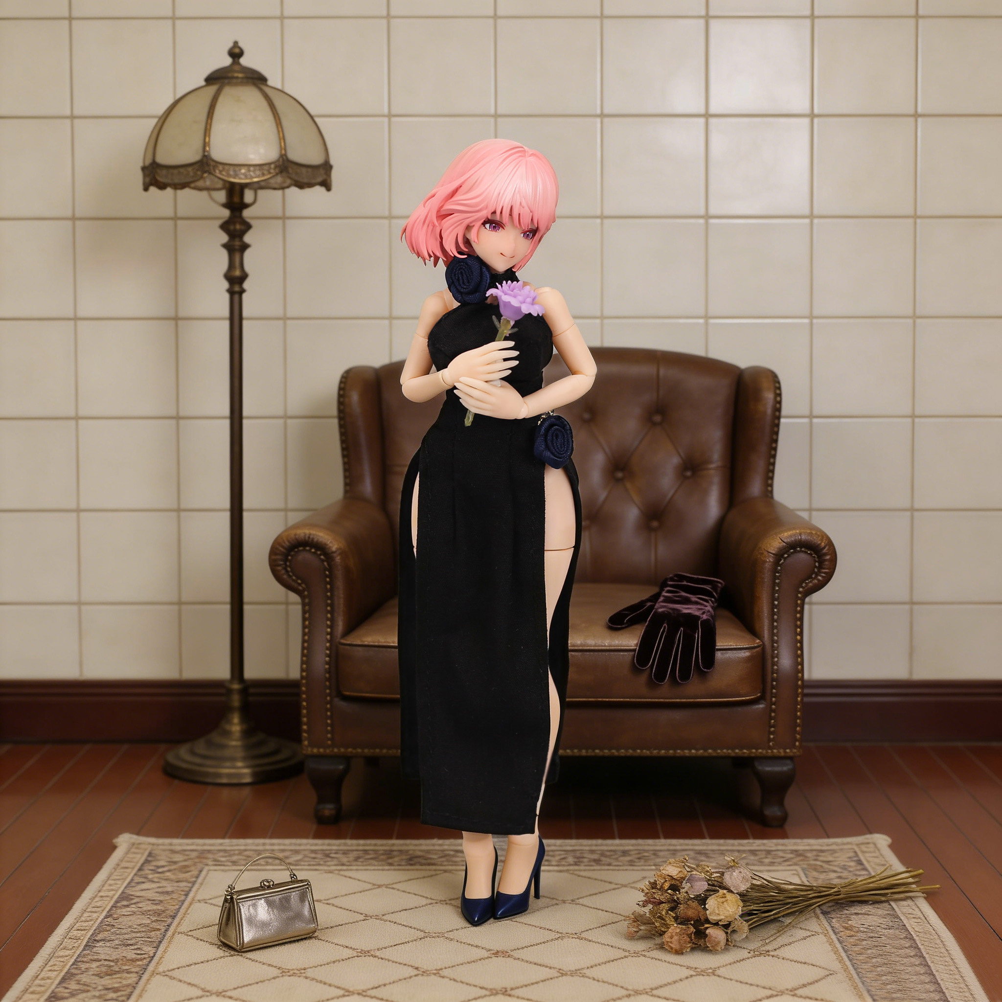Cheongsam Qipao For 1/12 SNAIL - Model Kit Kotobukiya 评论和价格