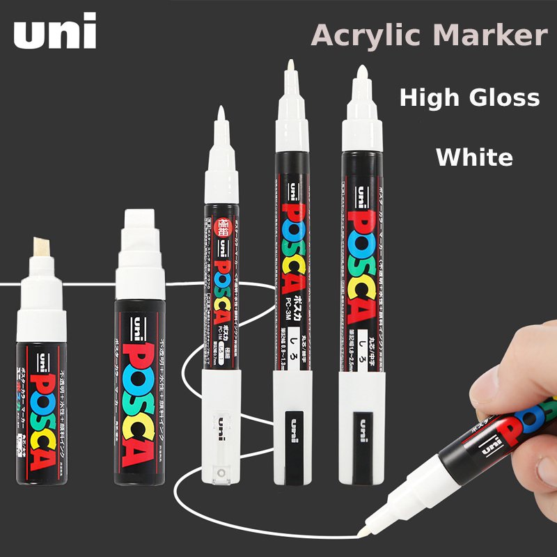 Posca White Marker Brush, Perm - Model Kit Markers 评论和价格