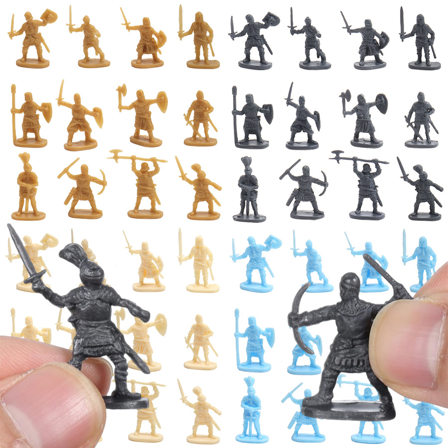 49pcs Mini Medieval Soldier Fi - Model Kit Gunpla 评论和价格