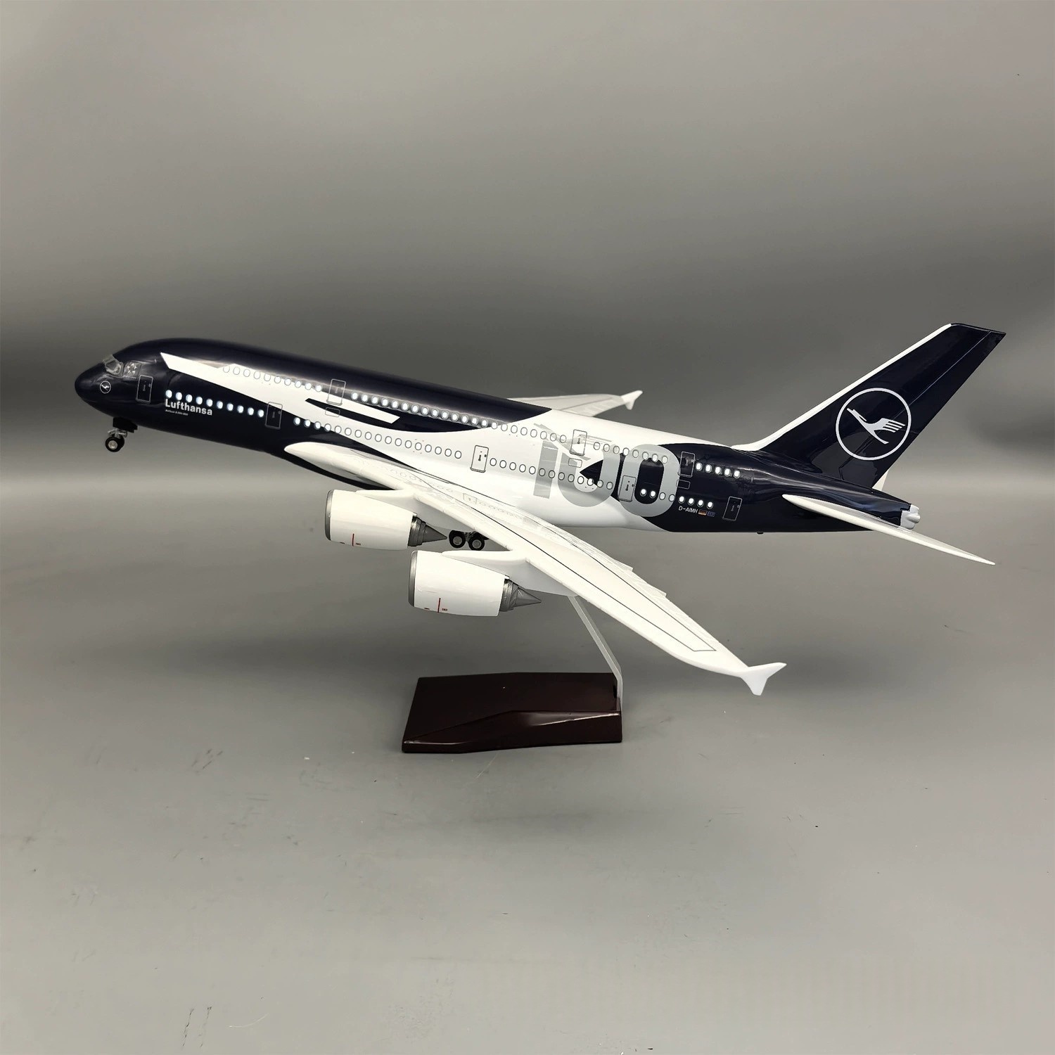 New 45cm Lufthansa A380 100 Ye - Model Kit Airplane 评论和价格