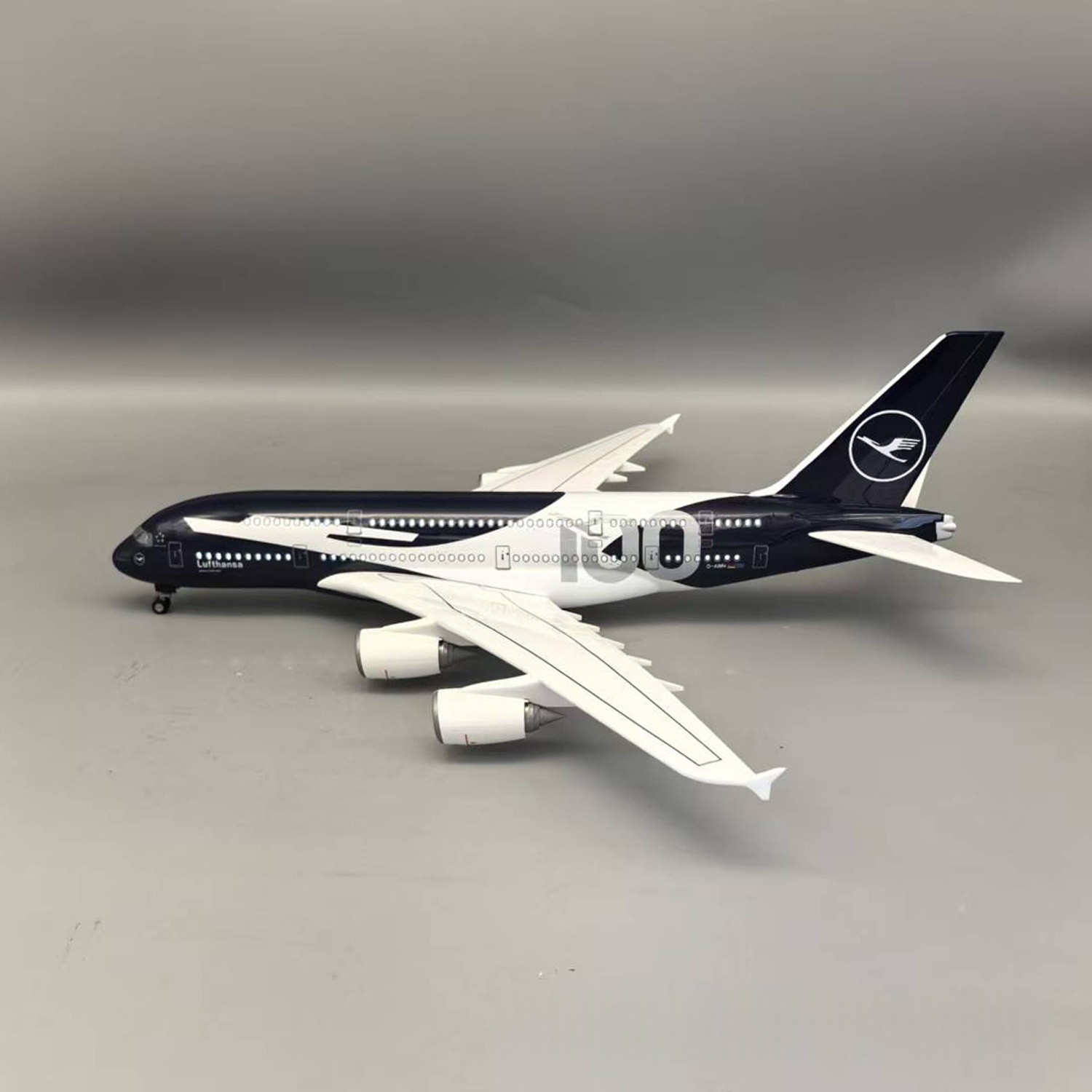 New 45cm Lufthansa A380 100 Ye - Model Kit Airplane 评论和价格