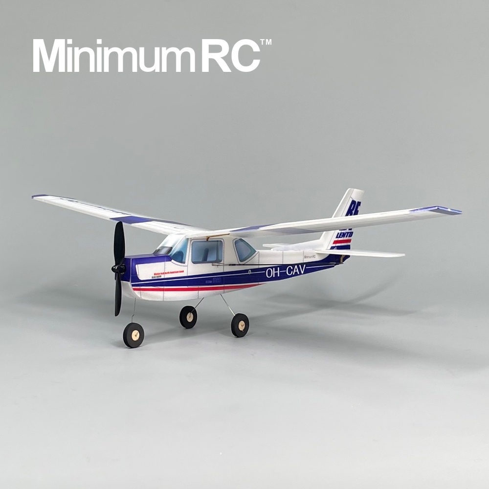 MinimumRC Plane Kit Blue Cessn - Model Kit Airplane 评论和价格