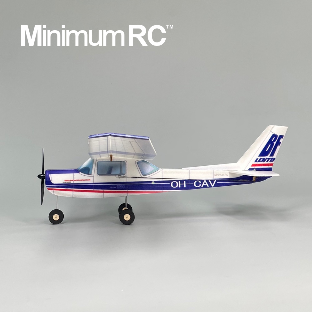 MinimumRC Plane Kit Blue Cessn - Model Kit Airplane 评论和价格