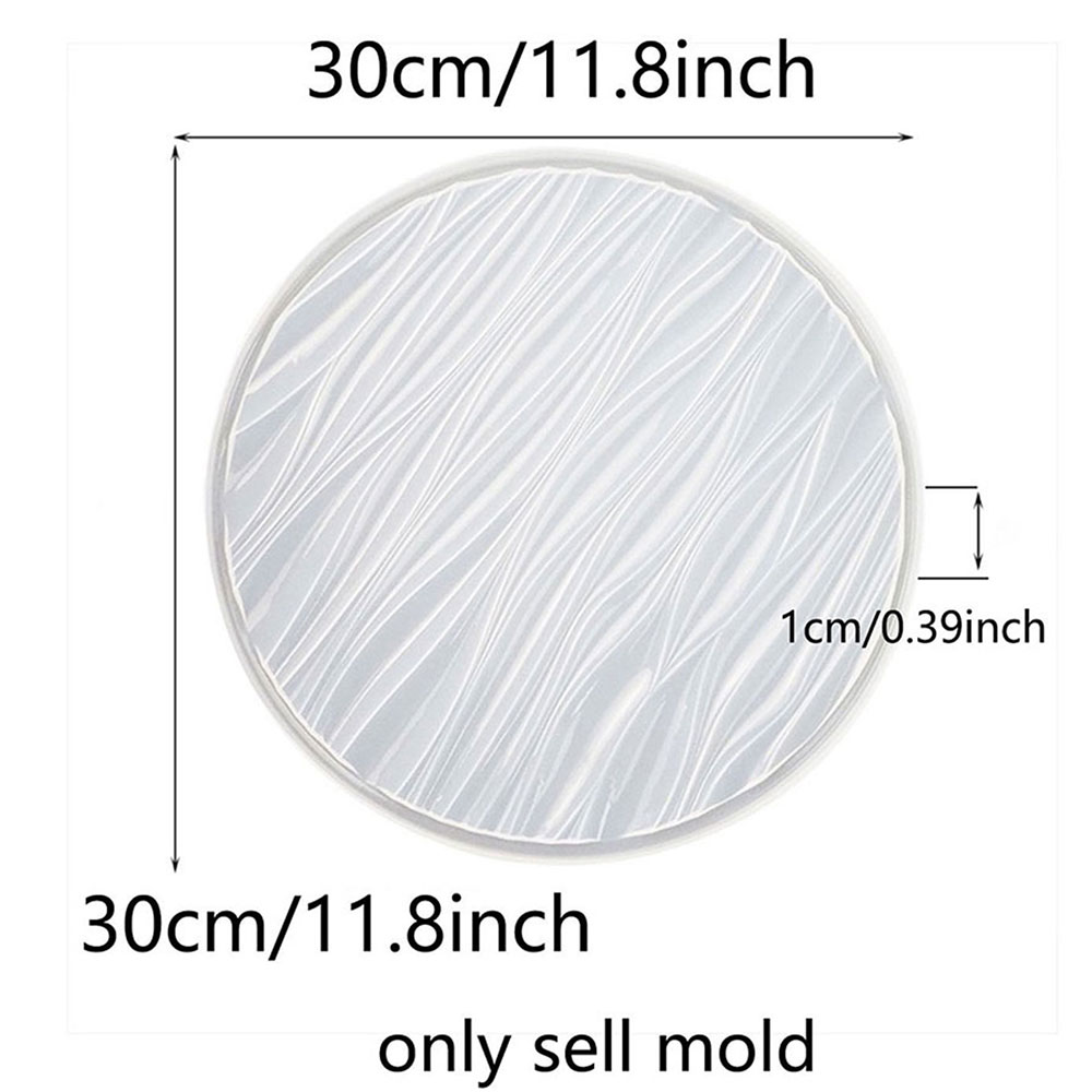 Large Round Tray Silicone Mold - Model Kit Resin 评论和价格