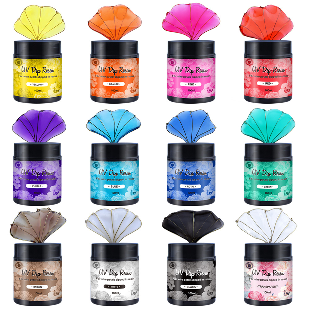12 Colors UV Dipping Resin (Sp - Model Kit Resin 评论和价格