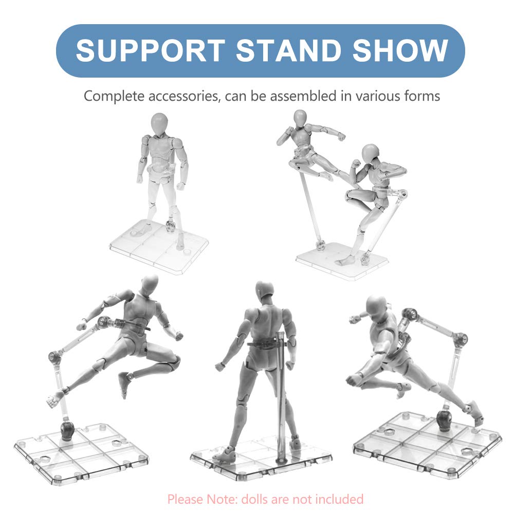 Clear Action Figure Stand,Asse - Model Kit Gunpla 评论和价格
