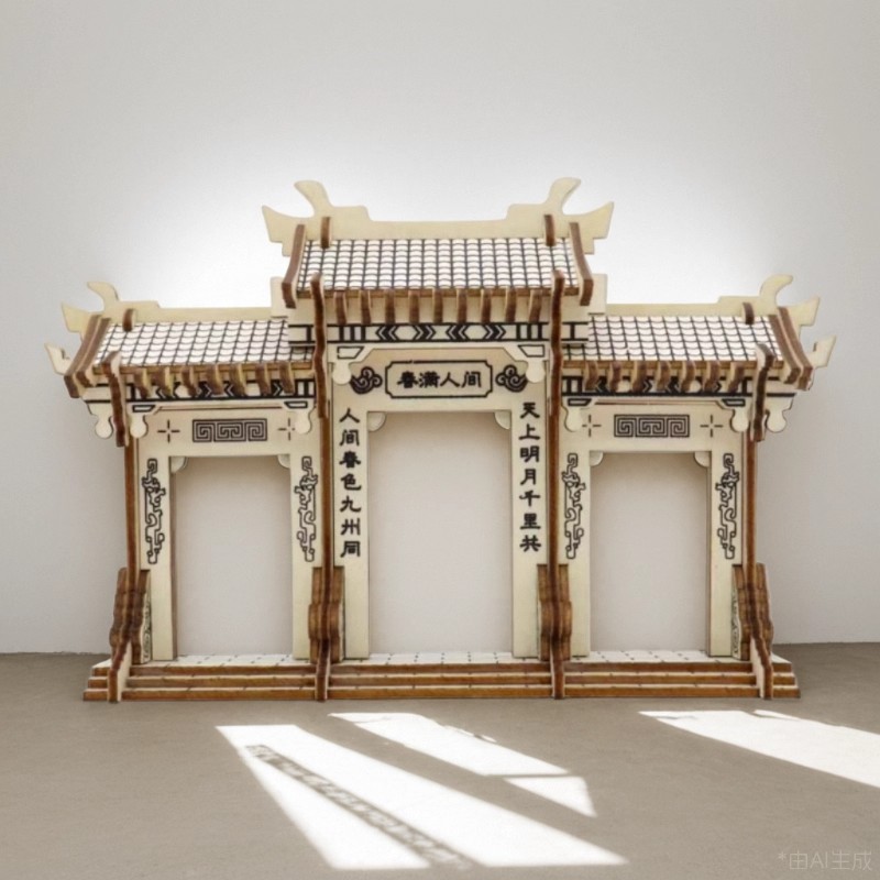 China Ancient Torii Road Memor - Model Kit Yamato Space 评论和价格