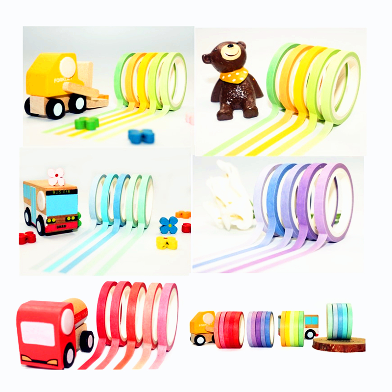 20roll 7.5mm Colorful Washi Ta - Masking Tape Thin 评论和价格