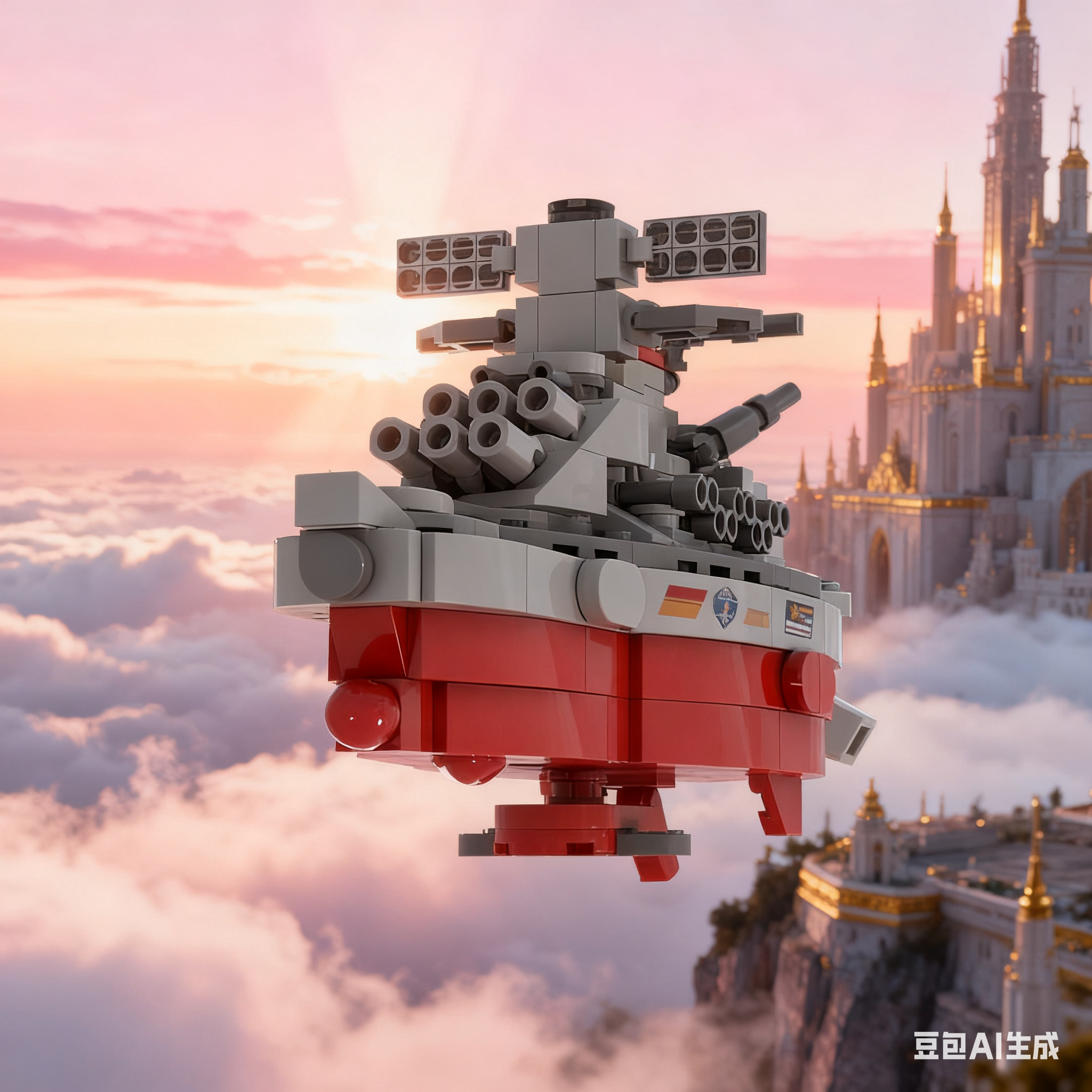 312pcs MOC Space Battleship Ya - Model Kit Yamato Space 评论和价格