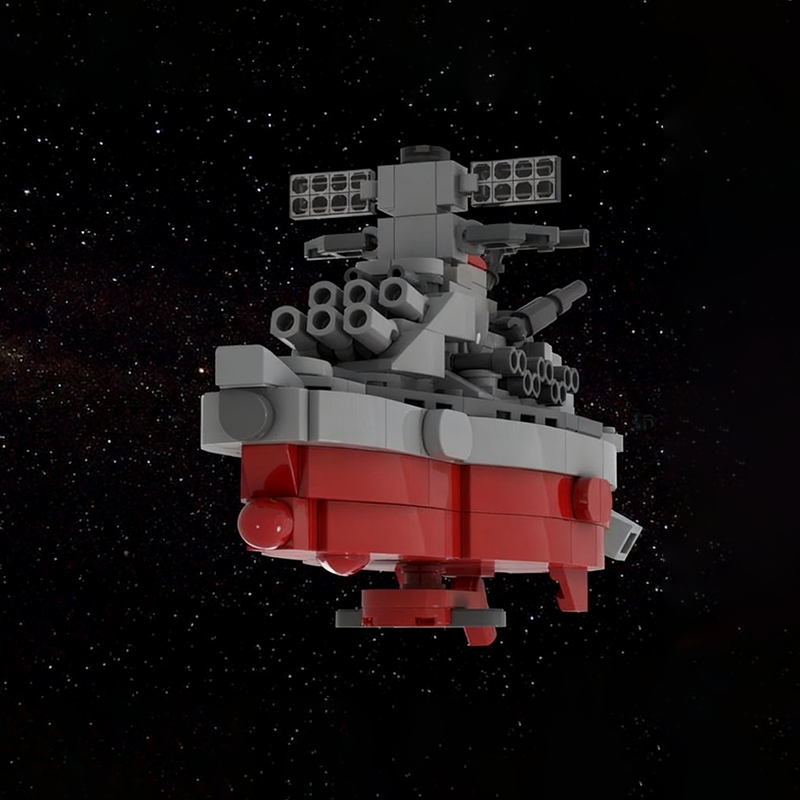 312pcs MOC Space Battleship Ya - Model Kit Yamato Space 评论和价格