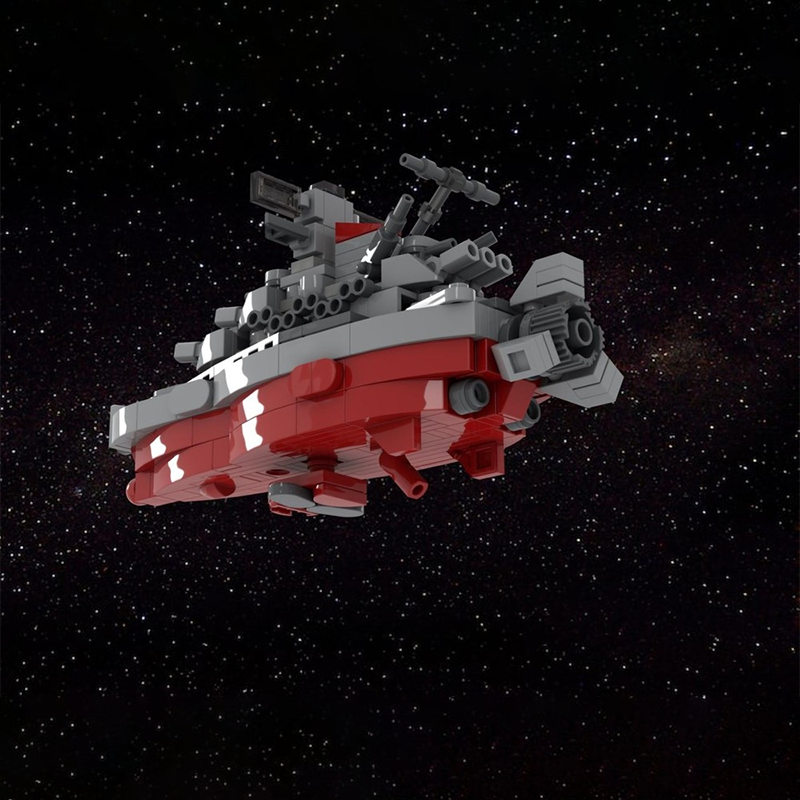 312pcs MOC Space Battleship Ya - Model Kit Yamato Space 评论和价格