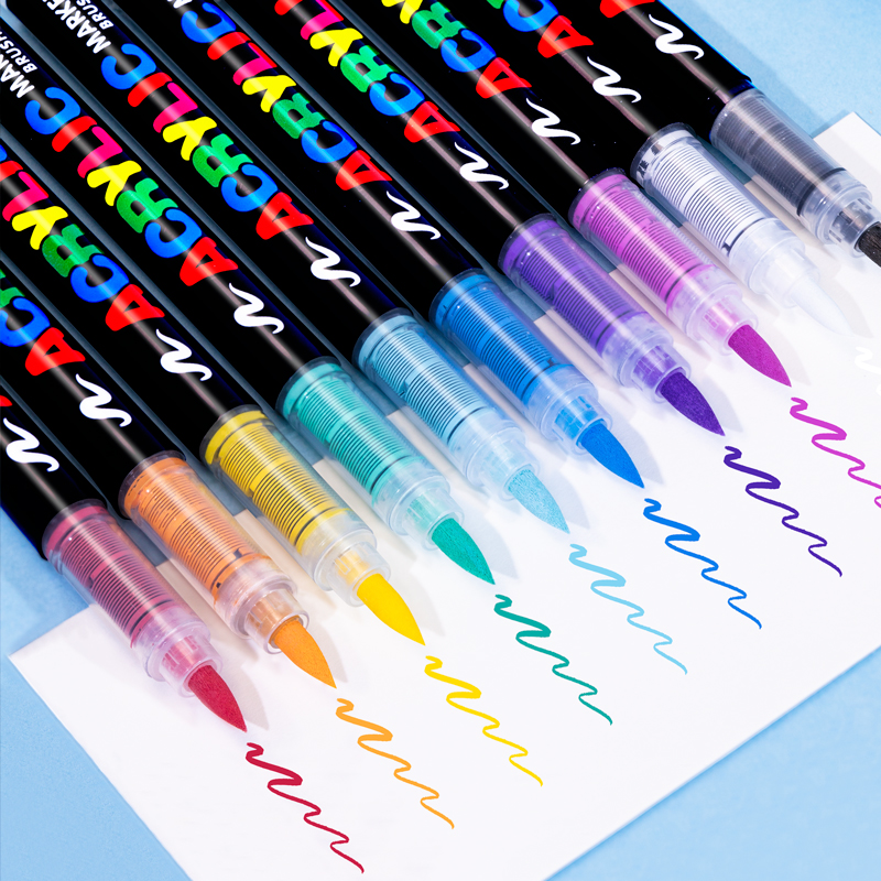 16 Colors Straight liquid Acry - Model Kit Markers 评论和价格