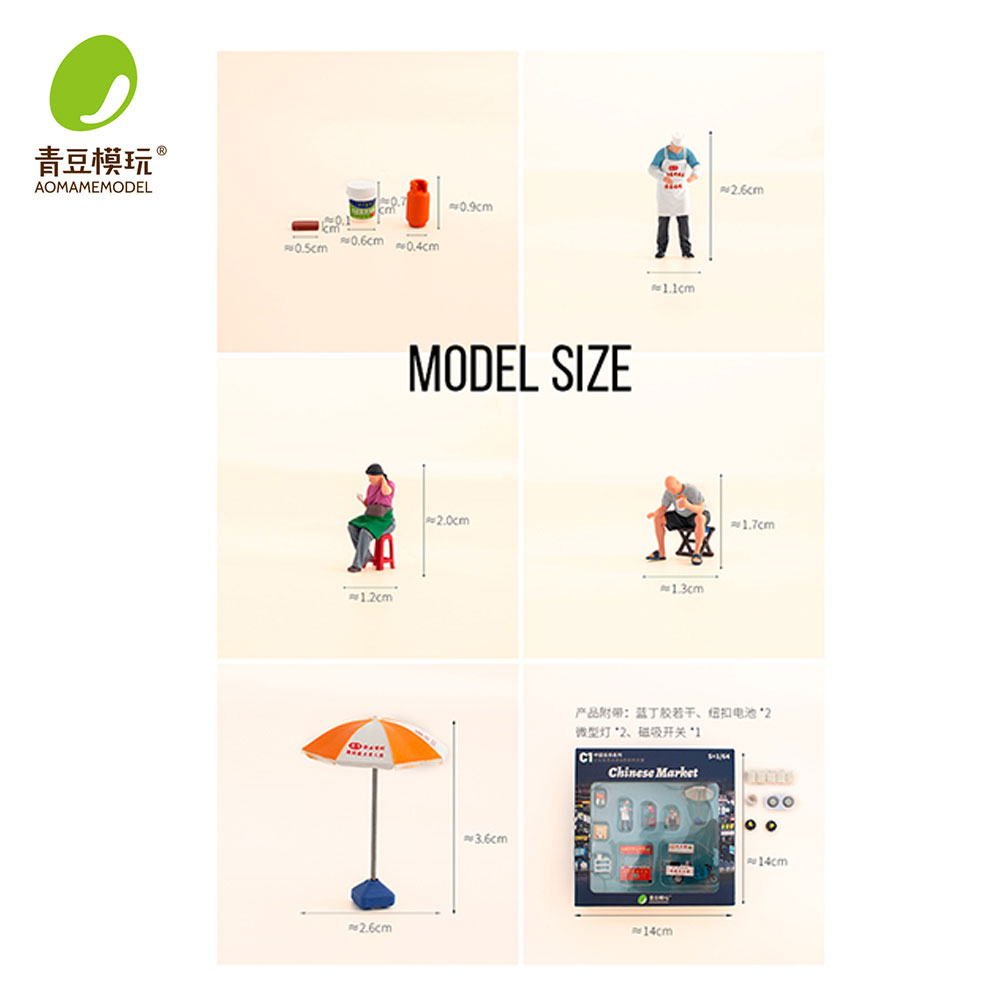 1/64 Night market s Model Kit- - Model Kit Resin 评论和价格