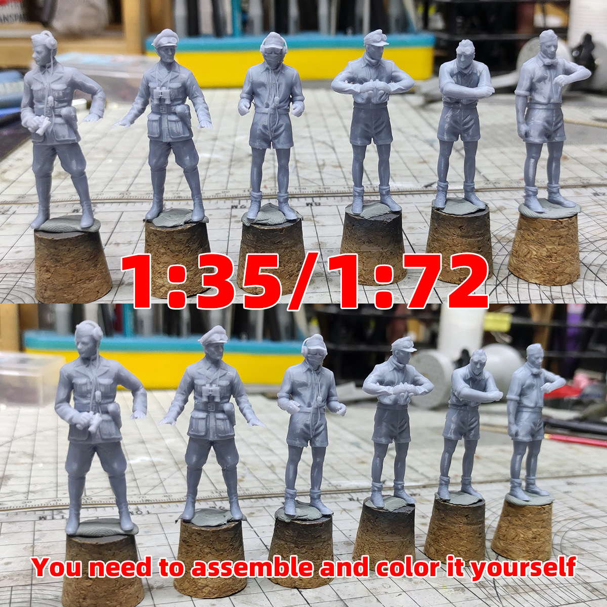 Assembly 3d soldiers Tank Crew - Model Kit Gunpla 评论和价格