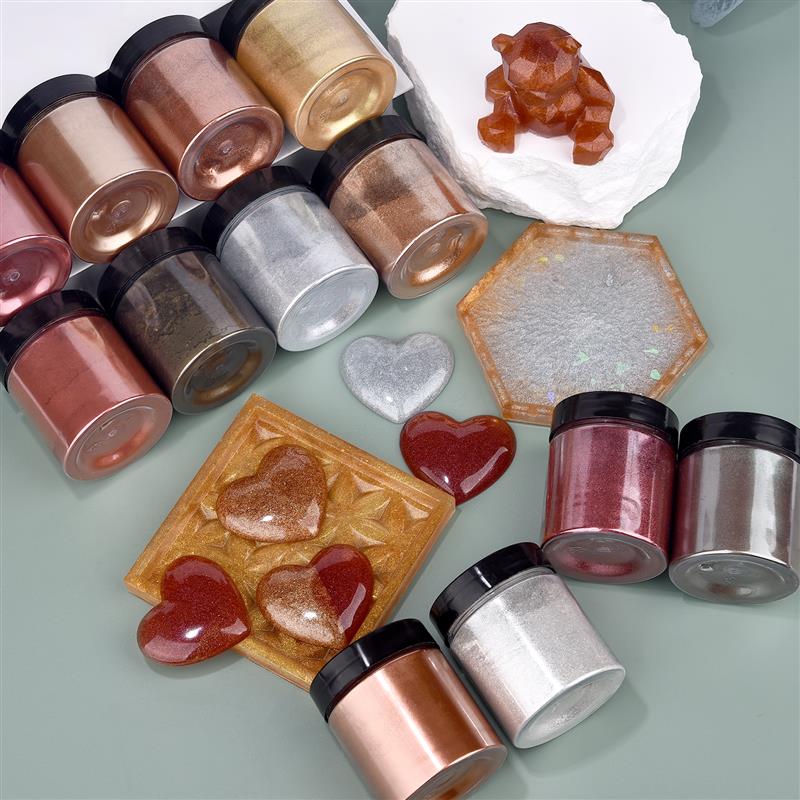 50g Shimmer Metallic Gold Silv - Model Kit Resin 评论和价格