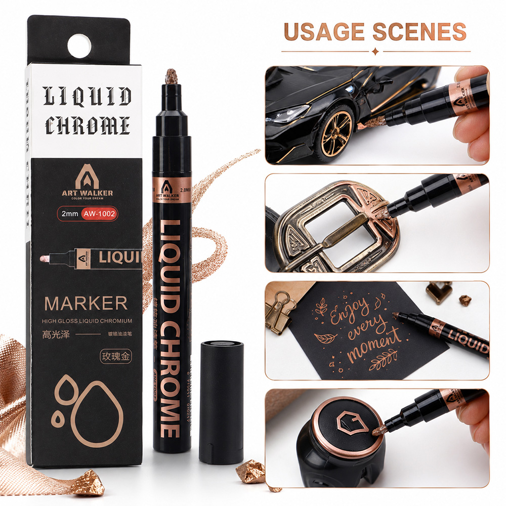 2mm Liquid Chrome Marker High  - Model Kit Markers 评论和价格