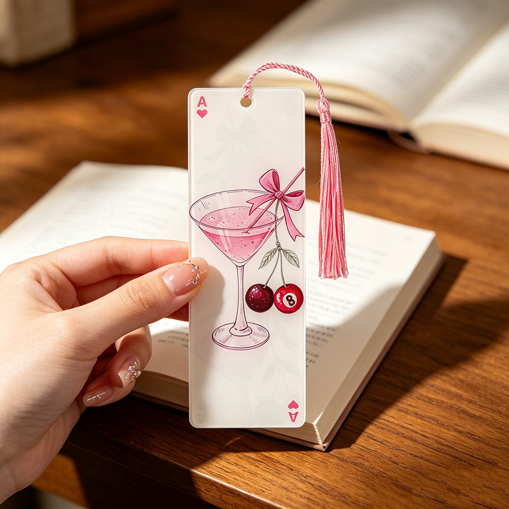 Cute Pink Acrylic Bookmarks Ta - Model Kit Markers 评论和价格