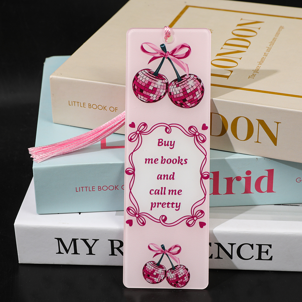 Cute Pink Acrylic Bookmarks Ta - Model Kit Markers 评论和价格