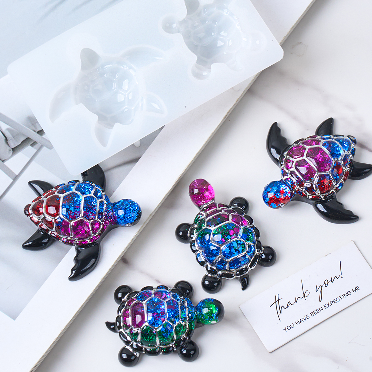 3D Sea Turtle Keychain Silicon - Model Kit Resin 评论和价格
