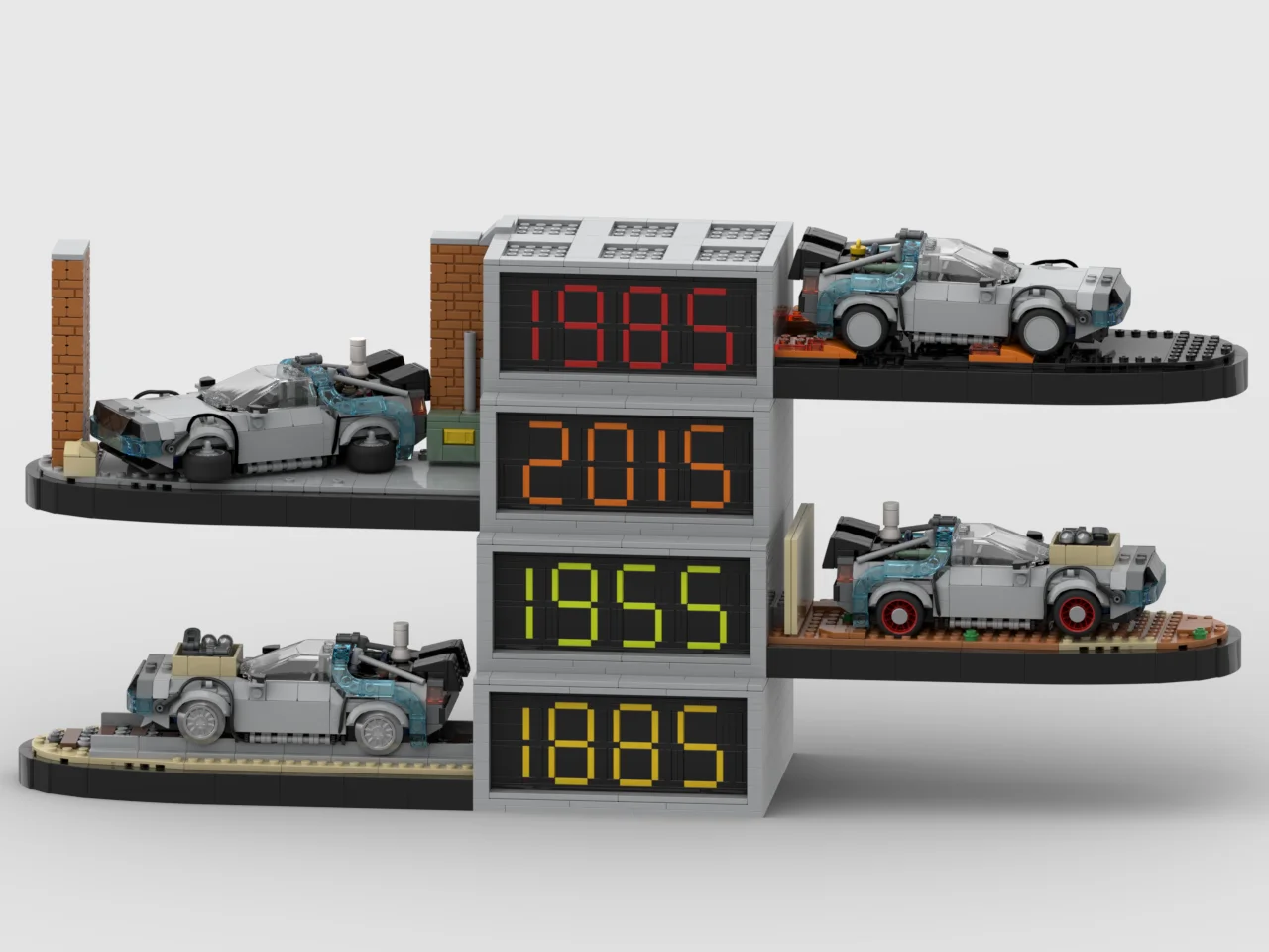 Moc Delorean Back To The Futur - Model Kit Kyogre 评论和价格
