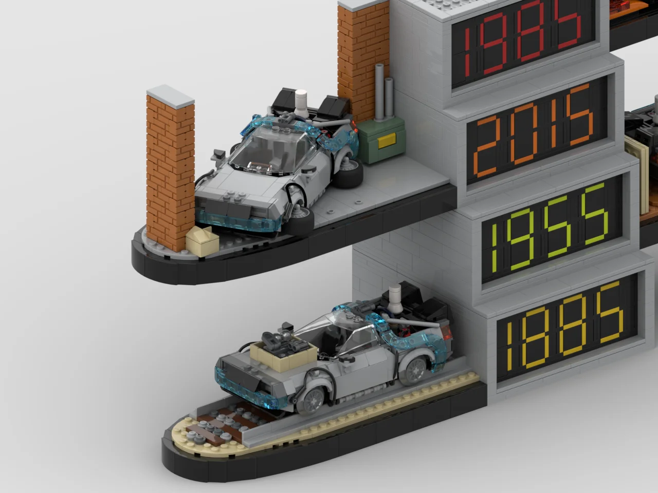 Moc Delorean Back To The Futur - Model Kit Kyogre 评论和价格