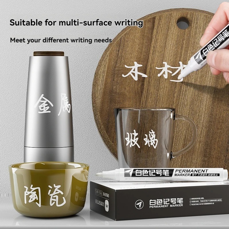 1/3/5pcs White Marker Paint Pe - Model Kit Markers 评论和价格